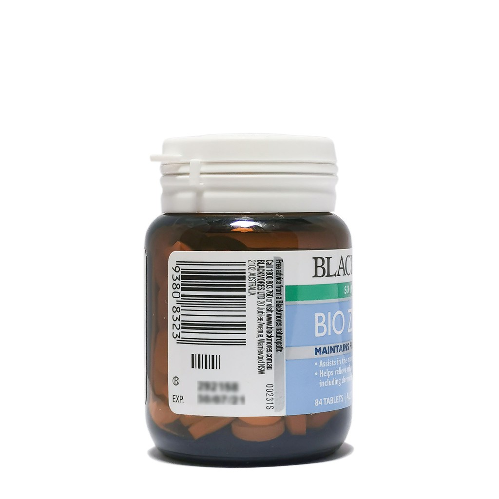 Thực Phẩm Bổ Sung Blackmores Bio Zinc 84 Lọ Viên