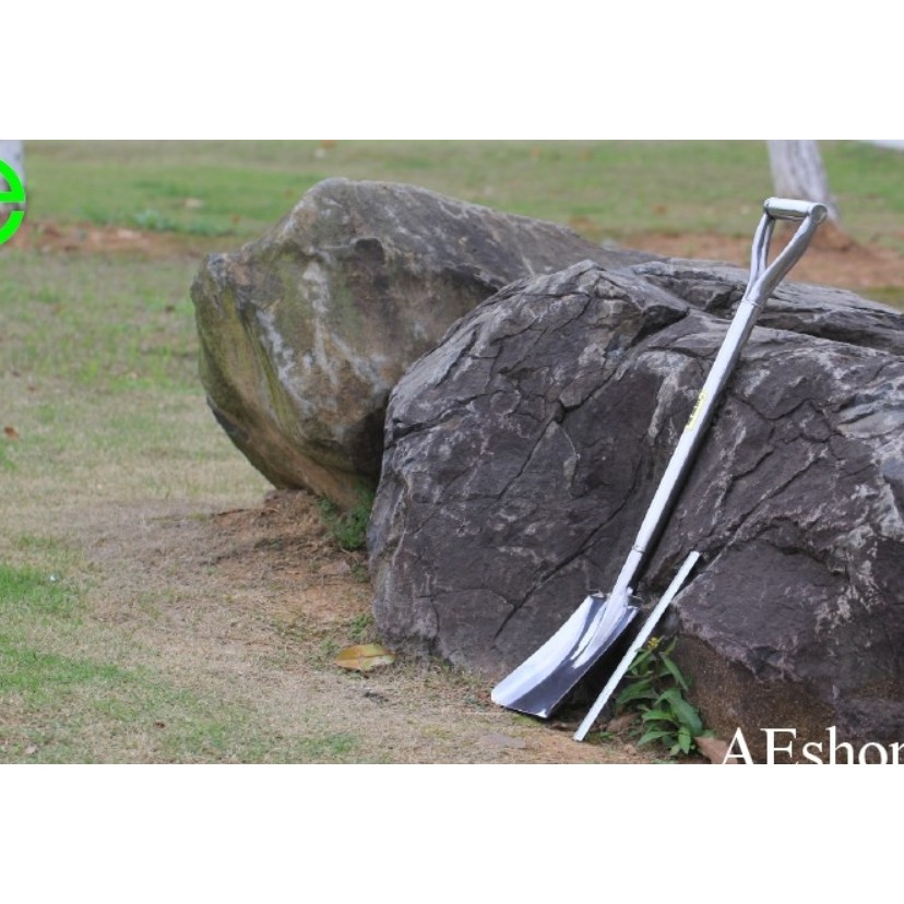 xẻng thép không rỉ dã ngoại T83, xẻng gắn ô tô offroad