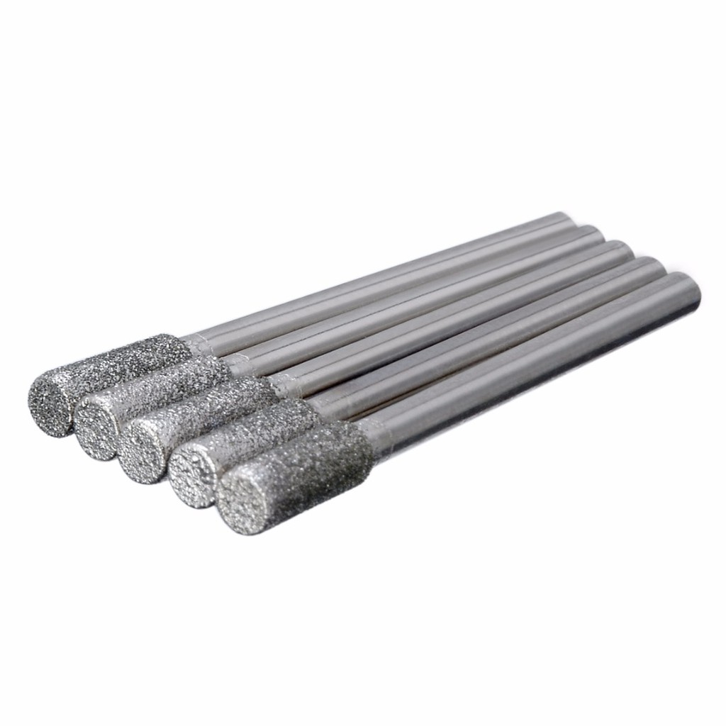 Set 5 mũi khoan mài bằng kim cương kích thước 10mm chất lượng cao