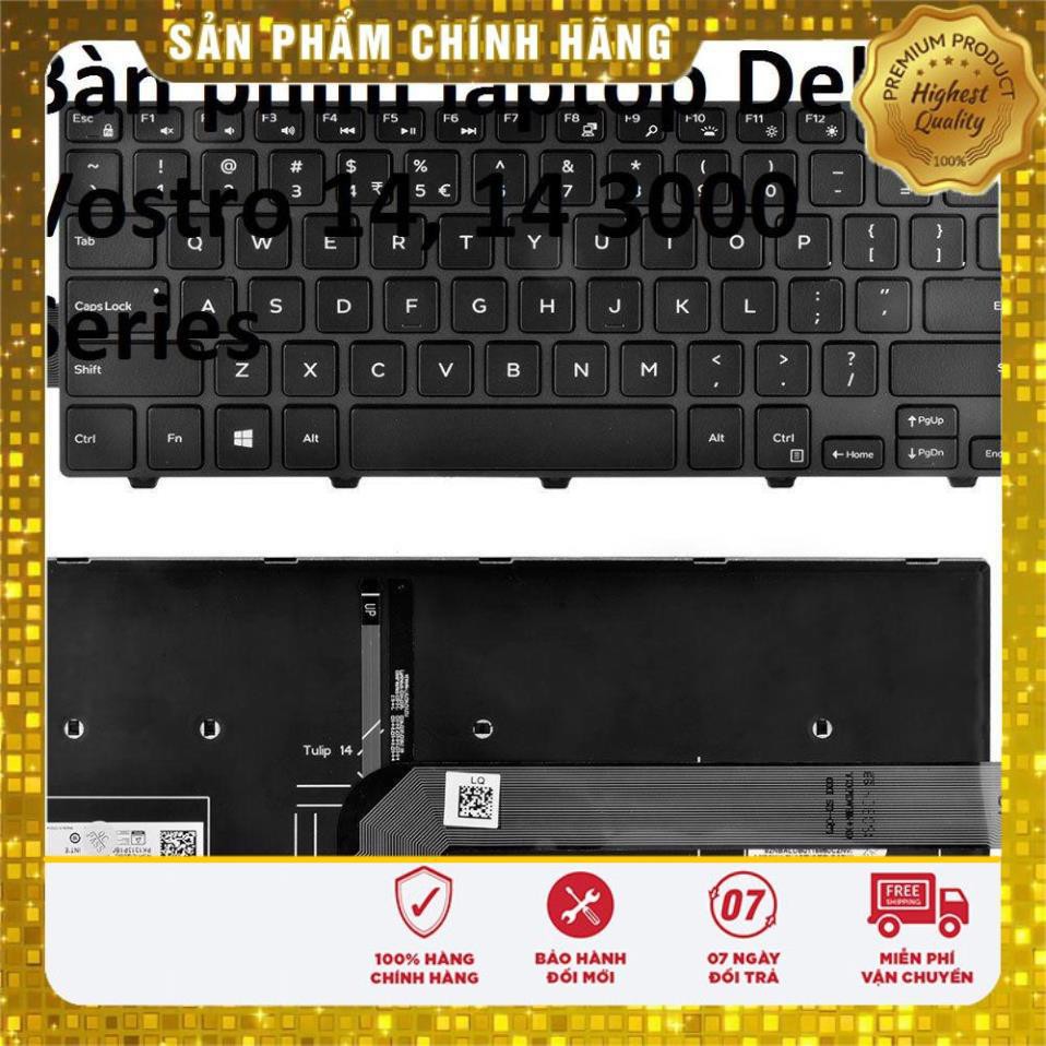 [Mã ELFLASH5 giảm 20K đơn 50K] ⚡Bàn phím laptop Dell Vostro 14, 14 3000 Series