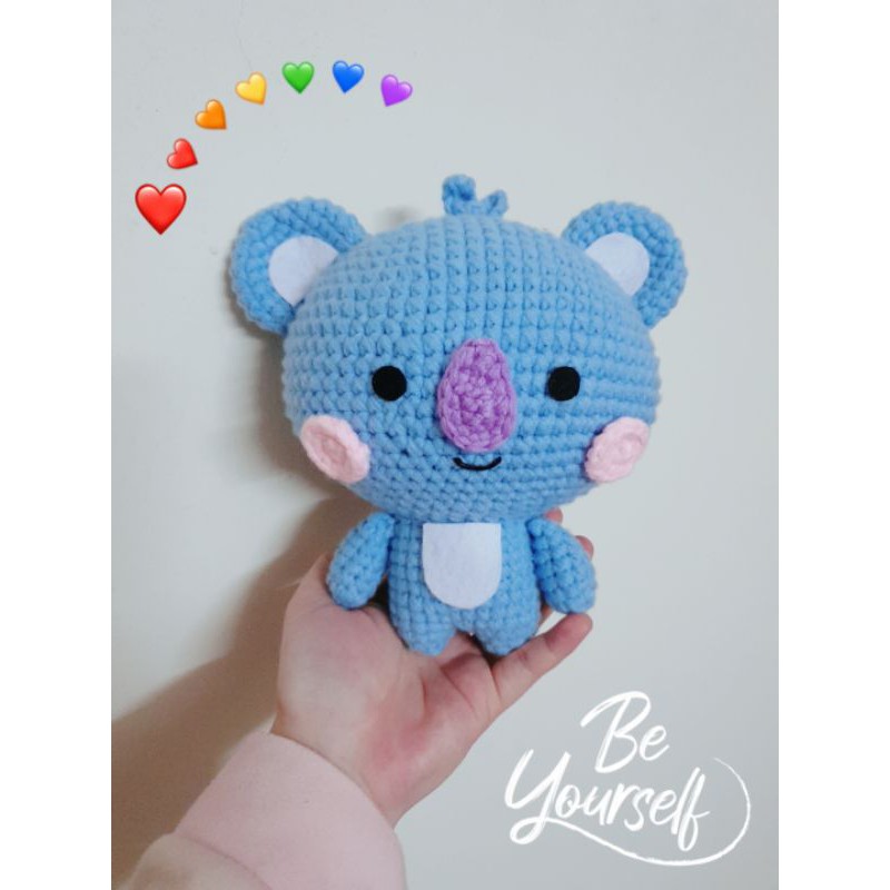 Thú Len Nhồi Bông BT21 Baby Koya 18 - 20cm