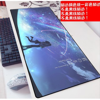 Miếng Lót Chuột Máy Tính In Hình Hoạt Họa Your Name Kích Thước 70x30 2mm