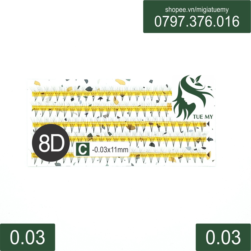 Mi Lụa Fan Khay 8D Sợi 0.03