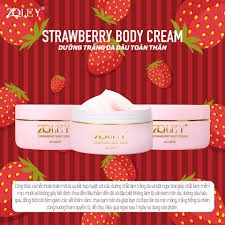 Body Dâu Zoley 200g ' Strawberry Body Cream 200g'