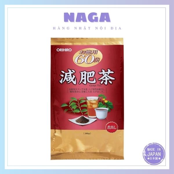 TRÀ GIẢM MỠ BỤNG Orihiro Genpi NHẬT BẢN - TÚI 60 GÓI