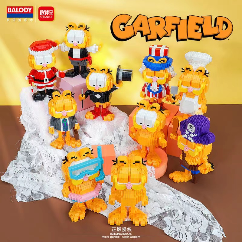 Đồ Chơi Lắp Ráp Lego Hình Mèo/Phi Hành Gia May Mắn Làm Quà Tặng Giáng Sinh