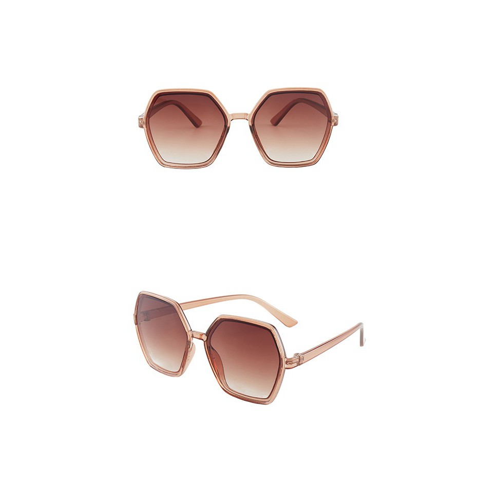 Kính râm thời trang lục giác, Kính mát nữ thời trang thanh lịch, nhẹ nhàng, kính râm chống tia UV - KM07