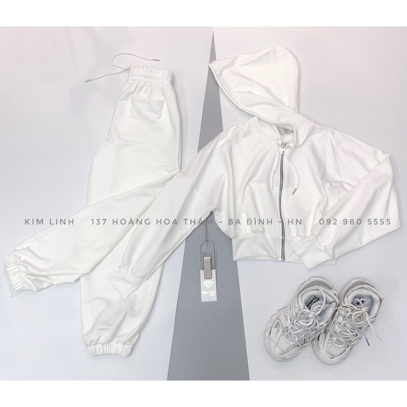 Set Nỉ Trơn Khóa Kéo - Kim Linh Shop