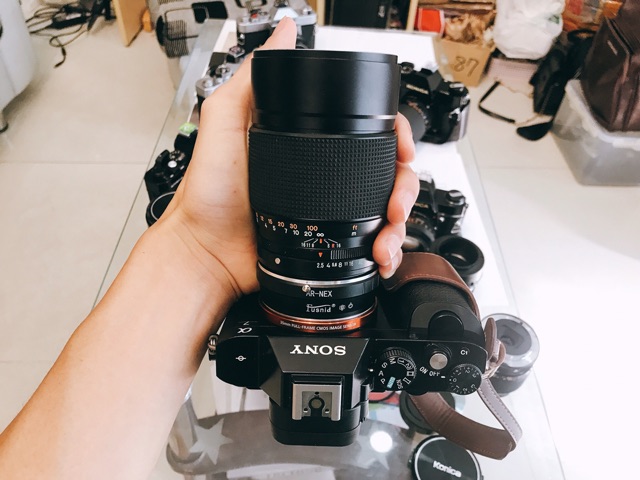 Ống kính MF Konica Hexanon AR 135mm F2.5