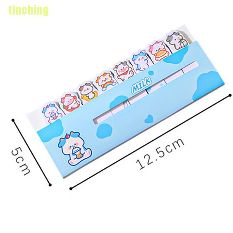 Bộ 120 Tờ Giấy Đánh Dấu Sách Họa Tiết Động Vật Dễ Thương
