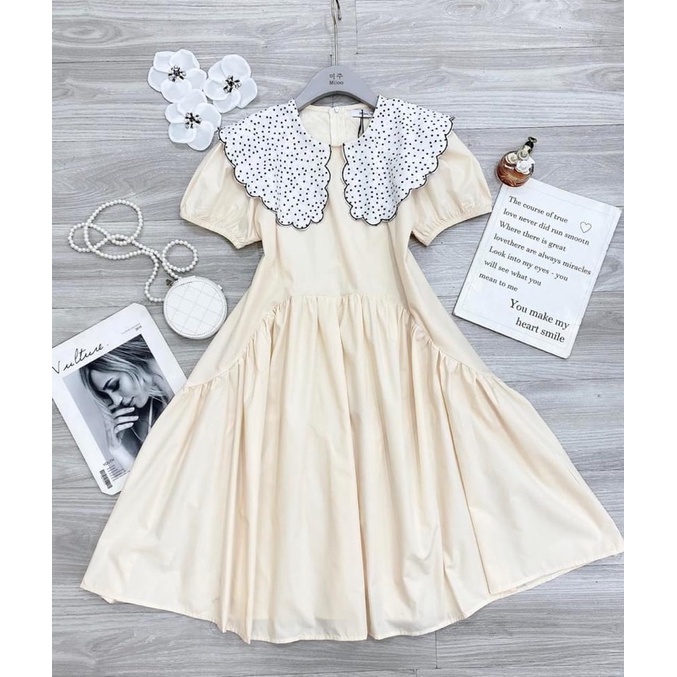 Váy suông tay bồng MIJOO