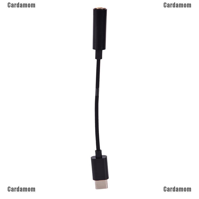 Dây cáp nối đầu USB Type C sang đầu cắm tai nghe 3.5mm cho Samsung LG Xiaomi LeEco