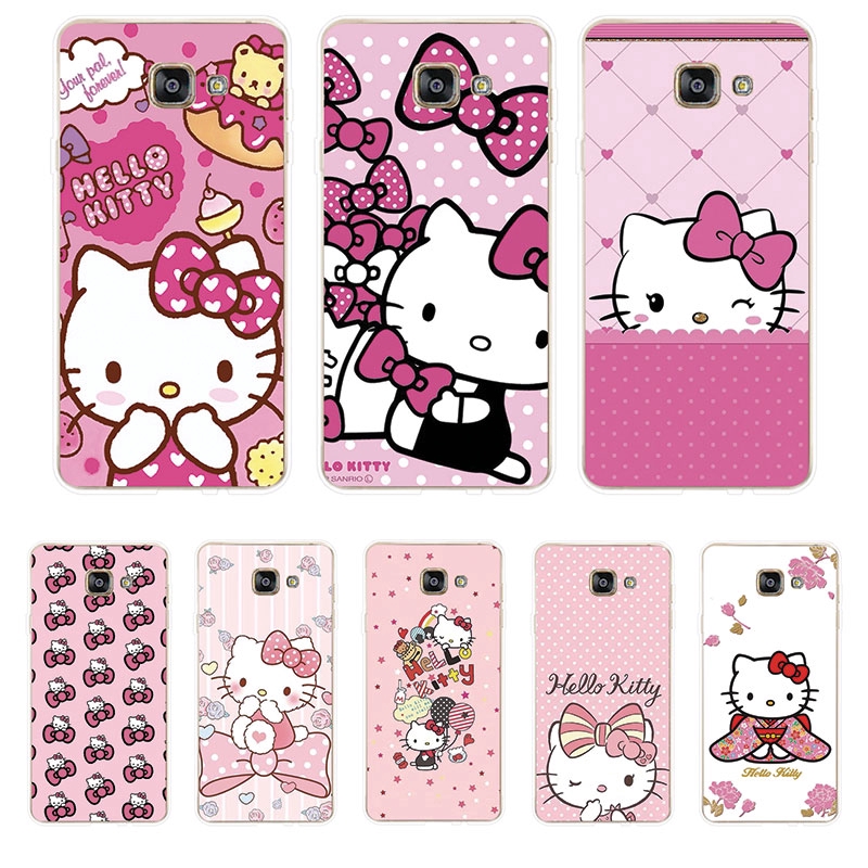 Ốp Lưng Samsung Galaxy A3 A5 A7 2016 2017 TPU mềm Case Hello Kitty