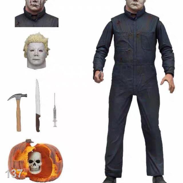 NECA Halloween Black Friday Freddy Jason Texas Chainsaw Killing Mô hình búp bê làm bằng tay