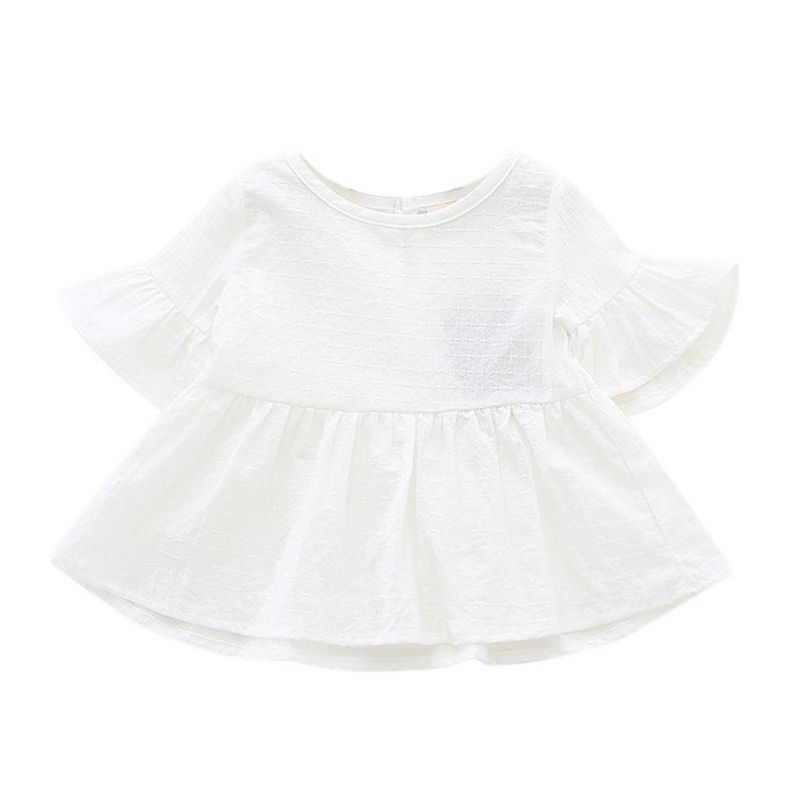 Áo kiểu vải cotton mềm mại dễ thương cho bé gái