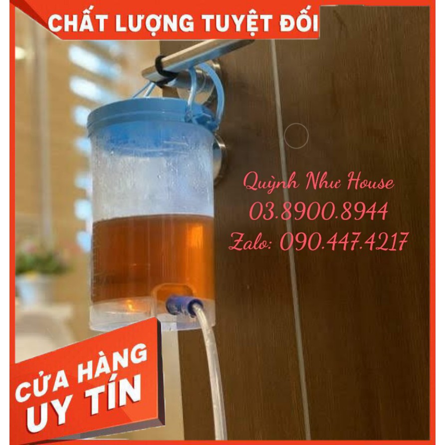 [Nhập Khẩu] Bình truyền thải độc đại tràng cà phê - Cảm Biến Nhiệt Độ Thông Minh (Coffee Enema) xô thụt tháo đại tràng