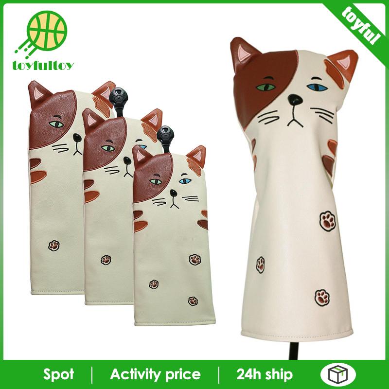 Vỏ Bọc Đầu Gậy Đánh Golf Bằng PU Cao Cấp Cho Golf Club FW UT 26x11.5cm UT