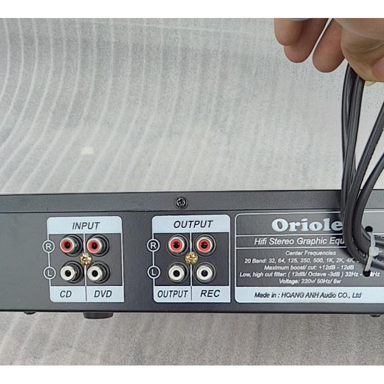 Vang số oriole - mixer echo karaoke