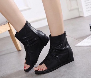 Boot vằn hở mũi đen duongthihaily