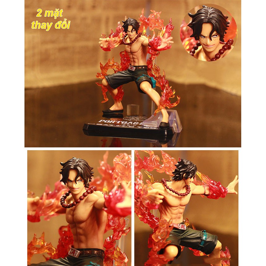 Mô hình One Piece, Mô Hình Nhân vật Hỏa Quyền Portgas D. Ace cao 14cm | Z SHOP - SHOP Mô Hình Z