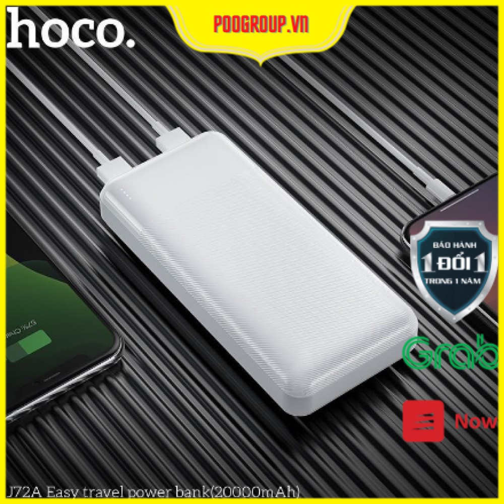 Pin Sạc dự phòng Hoco J72A 20.000mah ♥️Freeship♥️ BH Chính Hãng 1 Đổi 1