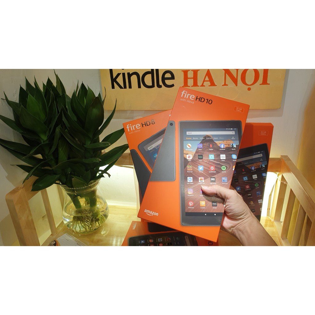 Máy tính bảng kindle Fire HD 10 2019 (Fire HD10 9th), 10inch FullHD, 32GB, CPU Octa-core 2.0GHz, Ram 2GB, USB-C | BigBuy360 - bigbuy360.vn