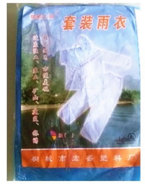 Bộ quần áo mưa người lớn nhựa dày