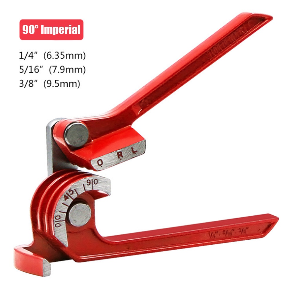 Kìm Uốn Ống Thủ Công 3 Trong 1 90 / 180 Độ Bằng Hợp Kim Nhôm
