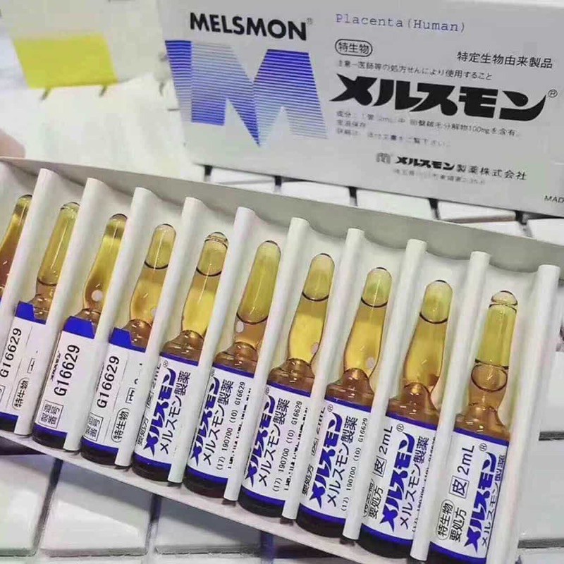 Dưỡng đẹp da Melsmon Nhật Bản 1 hộp 50 ống