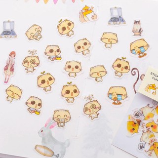 Túi 32 hình dán sticker trang trí sổ