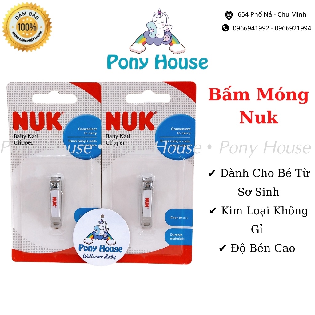 Bấm Móng Tay Nuk Cho Bé Từ Sơ Sinh Chất Liệu Kim Loại Không Gỉ