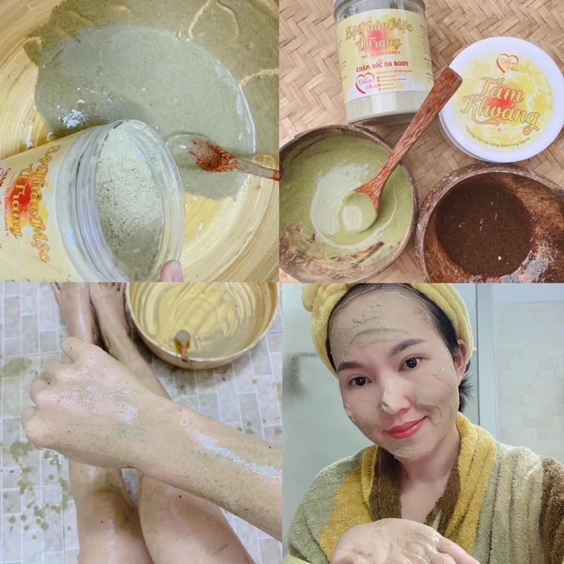 TẮM KHOÁNG VÀ Ủ BỘT THẢO DƯỢC HANDMADE ( chăm sóc da body) | BigBuy360 - bigbuy360.vn