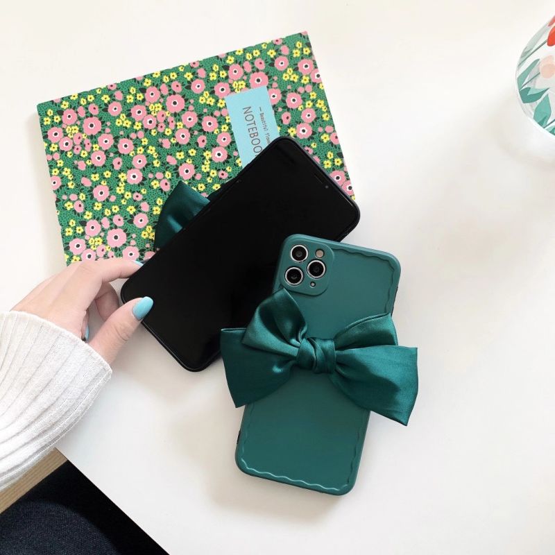 IPhone 11 pro Max X XS XR XSMAX SE 2020 7 8 Plus Fashion Luxury Velvet Bowknot IMD Silicone Soft Case | BigBuy360 - bigbuy360.vn