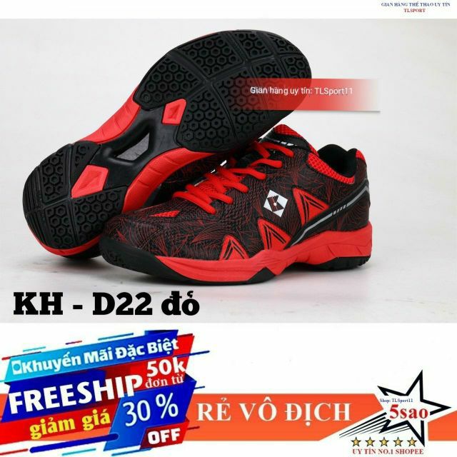 Giày cầu lông Kumpoo KH-D22 màu đen