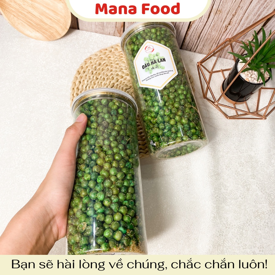 500G Đậu Hà Lan Rang Muối Mana Food | đậu hà lan sấy, đậu hà lan cao cấp