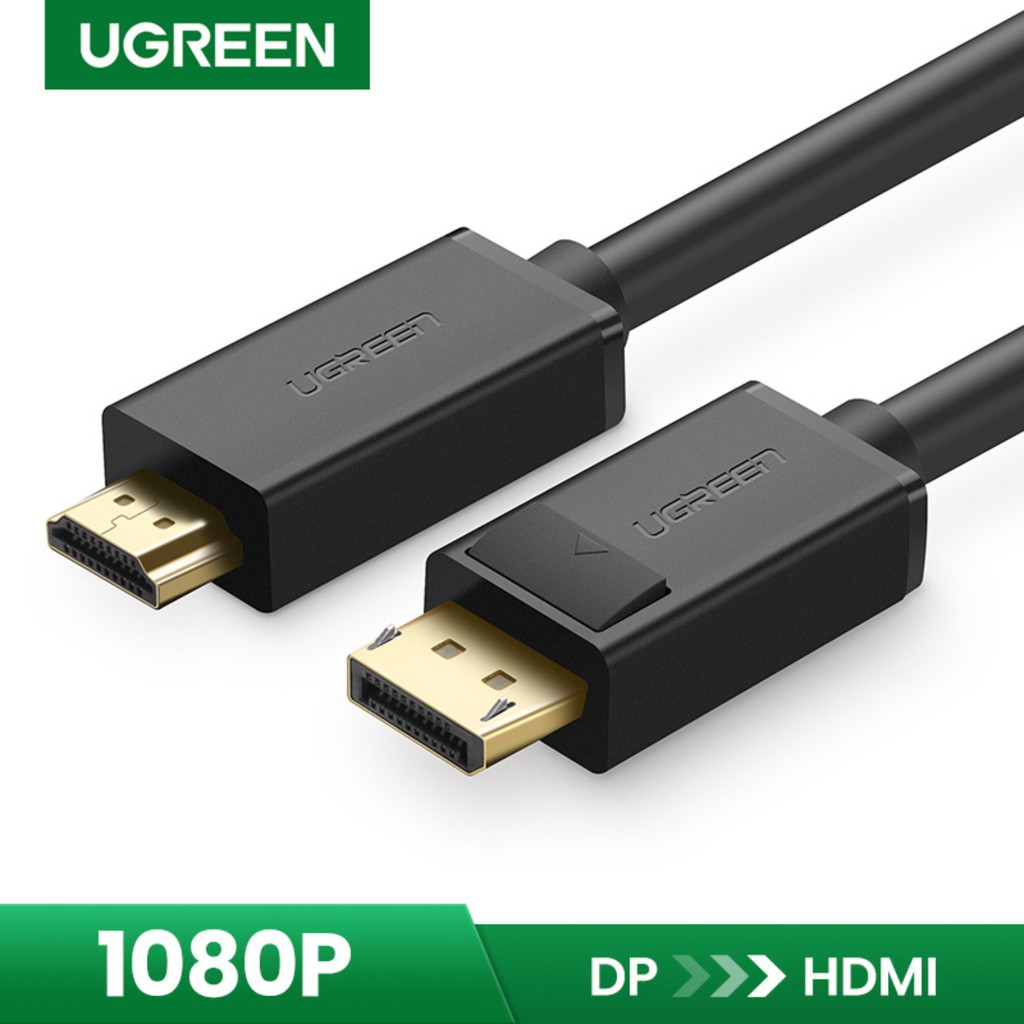 Cáp Chuyển Displayport sang HDMI Cao Cấp Ugreen 10238 10239 10202 10203 10204 Chính hãng DP101