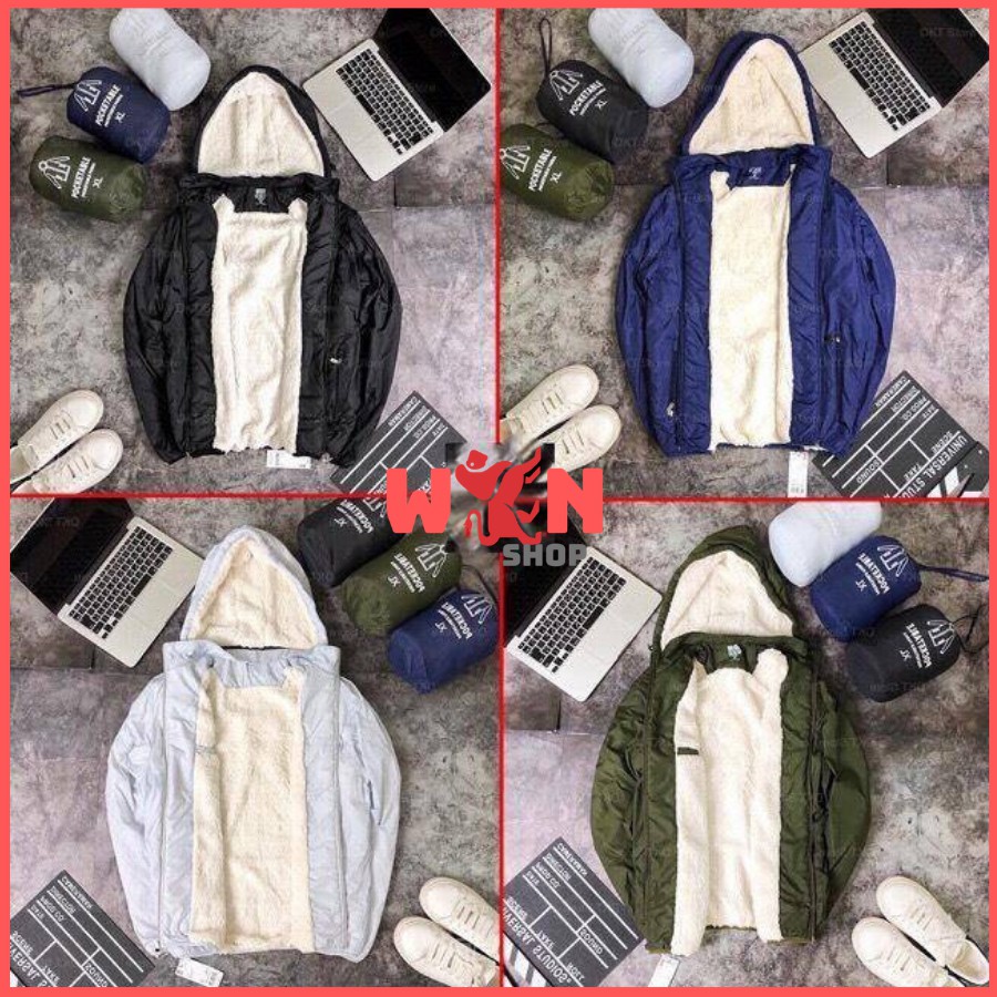 [ Mã MA1215 hoàn xu 15% tối đa 50k đơn từ 150k ] Áo Khoác Gió Lót Lông Cừu UNISEX Xuất Nhật Bản- Siêu Nhẹ Chống Nước | BigBuy360 - bigbuy360.vn