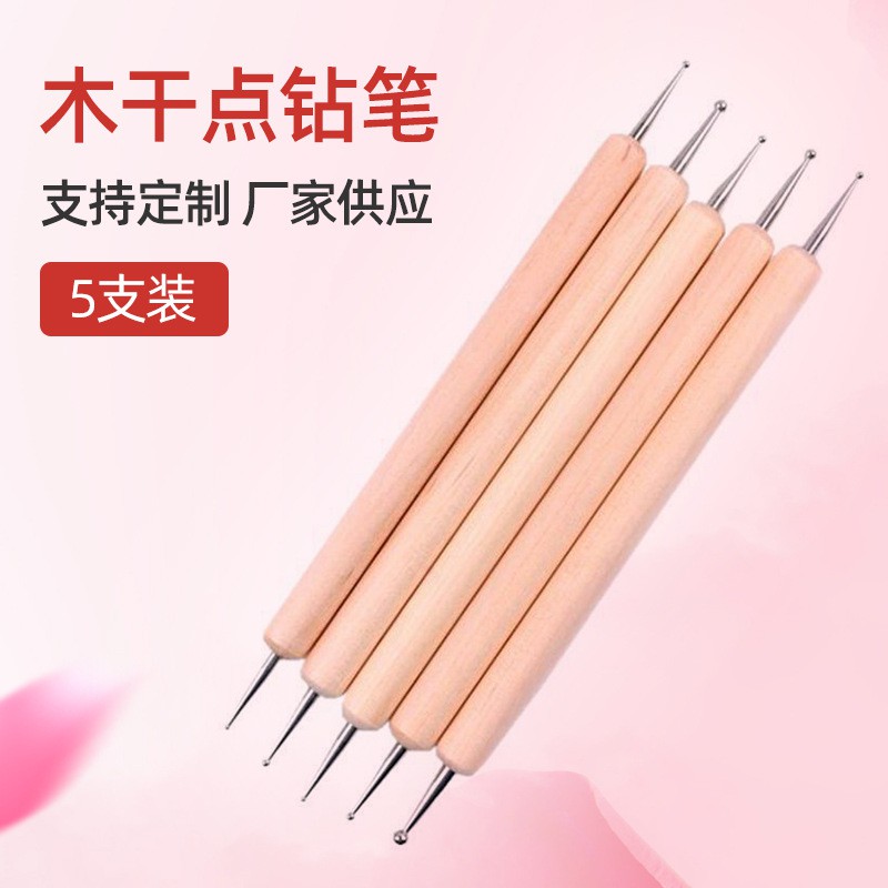 BỘ 5 CÂY MO TIỂU CÁN GỖ DÙNG ĐIÊU KHẮC TƯỢNG, BÚP BÊ, NAIL ART PROVERSION