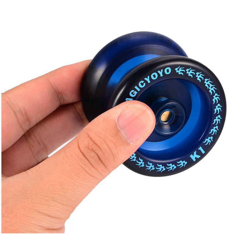 Đồ Chơi Yoyo K1 (Abs, Xanh) + 5 Dây + Găng Tay Cho Bé