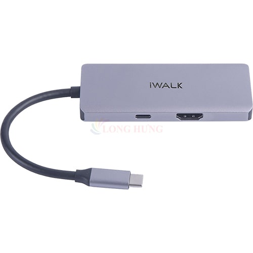 Cổng chuyển đổi iWalk 7-in-1 USB-C Hub ADH006 - Hàng chính hãng