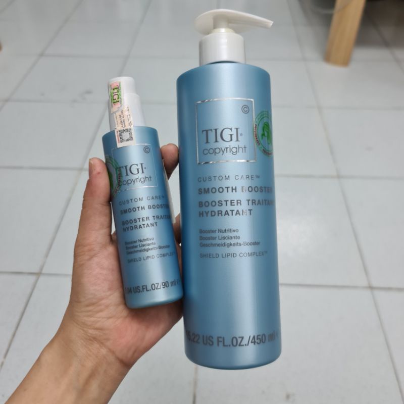 KEM DƯỠNG SUÔN MƯỢT TIGI COPYRIGHT SMOOTH BOOSTER 90ML - 450ml