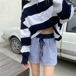 Quần Short Nữ Lưng Thun Cột Dây Cá Tính