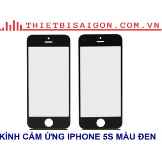 Kính cảm ứng iphone 5s màu đen
