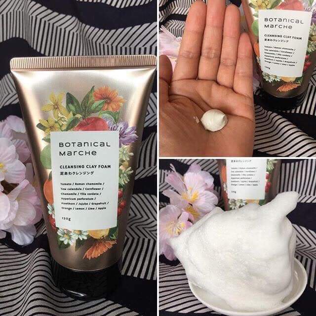 [Auth Nhật] Sữa Rửa Mặt Thảo Mộc Botanical Marche Nhật Bản 120g - Sữa Rửa Mặt 3 Trong 1 Thảo Mộc Botanical Nhật Bản