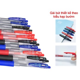 Bút bi gel Zebra Sarasa clip Nhật Bản cỡ 0.4mm - JJS15