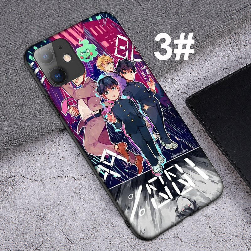 iPhone XR X Xs Max 7 8 6s 6 Plus 7+ 8+ 5 5s SE 2020 Casing Soft Case 89LU Mob Psycho 100 Anime mobile phone case