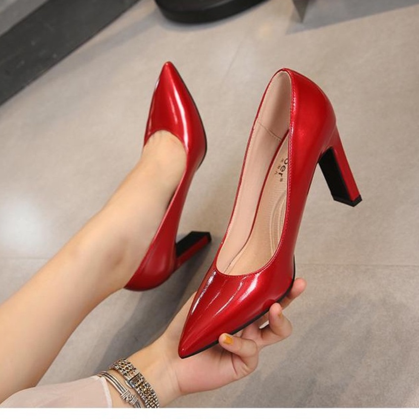 Giày Nữ Cao Gót 7CM Chuẩn Form Êm Chân - MÃ XKC13