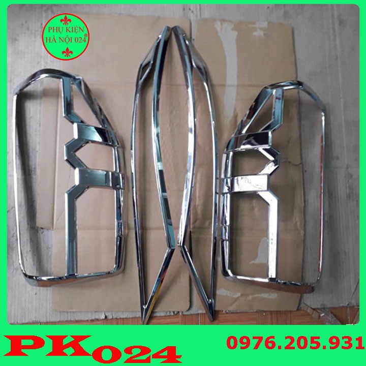 [Triton 2019-2020] Ốp Viền Đèn Pha, Hậu Mạ Crom Cho Xe - Triton 2019-2020