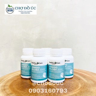Viên bổ não Ginkgo Biloba HEALTHY CARE - hộp 100 viên