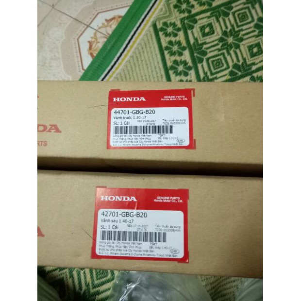 Vành Trước + Sau GOSHI dùng cho các dòng xe honda - Niềng GOSHI dùng cho dream wave và các dòng xe tương tự